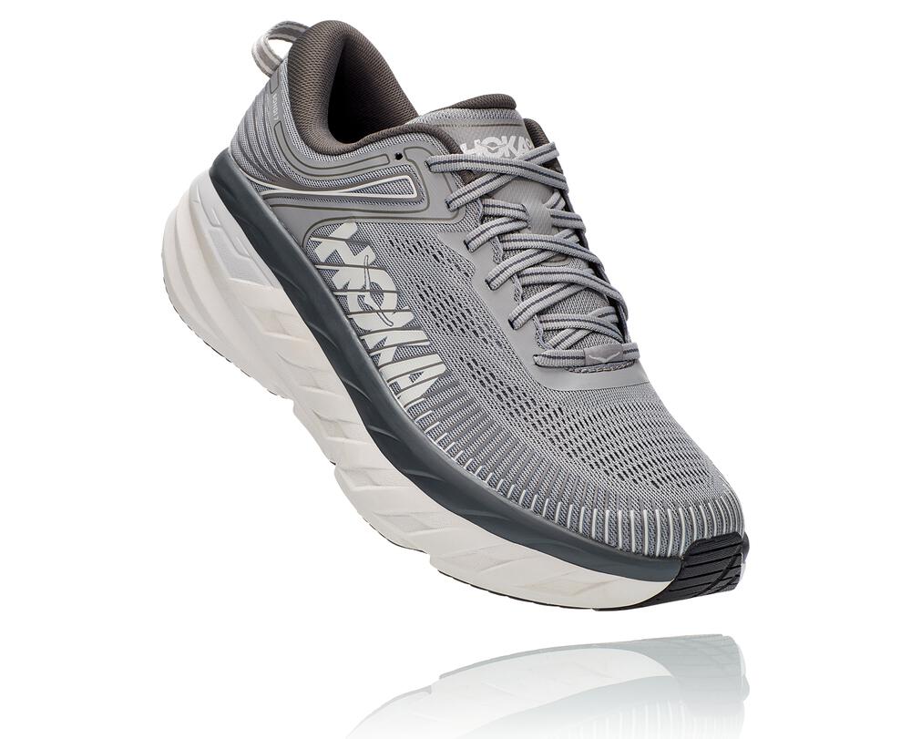 Hoka One One Bondi 7 Moški Čevlji Temno Siva SI-310895Y